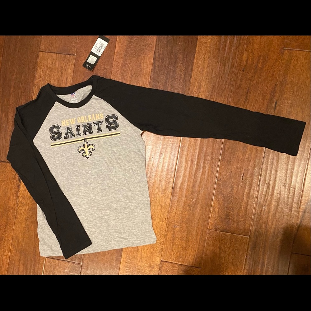 New Orleans SAINTS youth long sleeve tshirt NWT